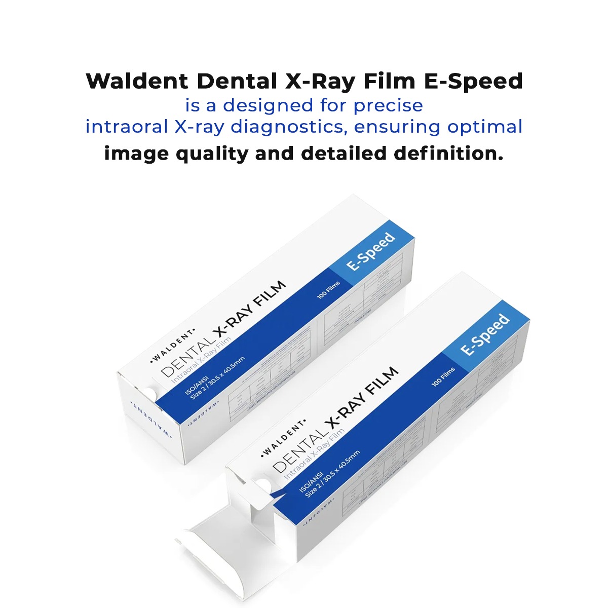 Waldent Dental X-Ray Film E-Speed (Pack Of 100)