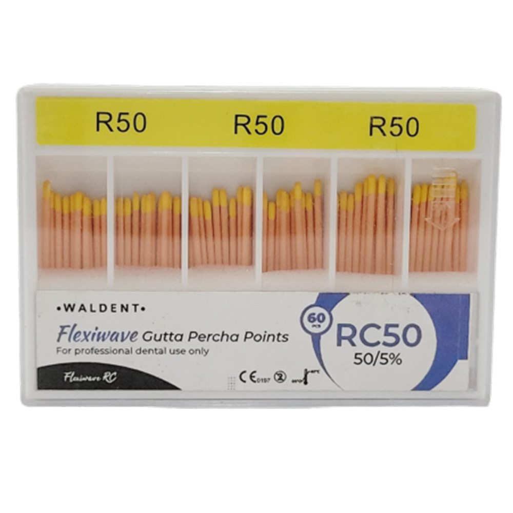 Waldent Flexiwave Gutta Percha Points RC50 (50/5%)