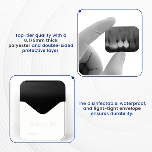 Waldent Dental X-Ray Film E-Speed (Pack Of 100)