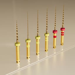 Waldent Wal-flex Gold Rotary Files 21mm - 4