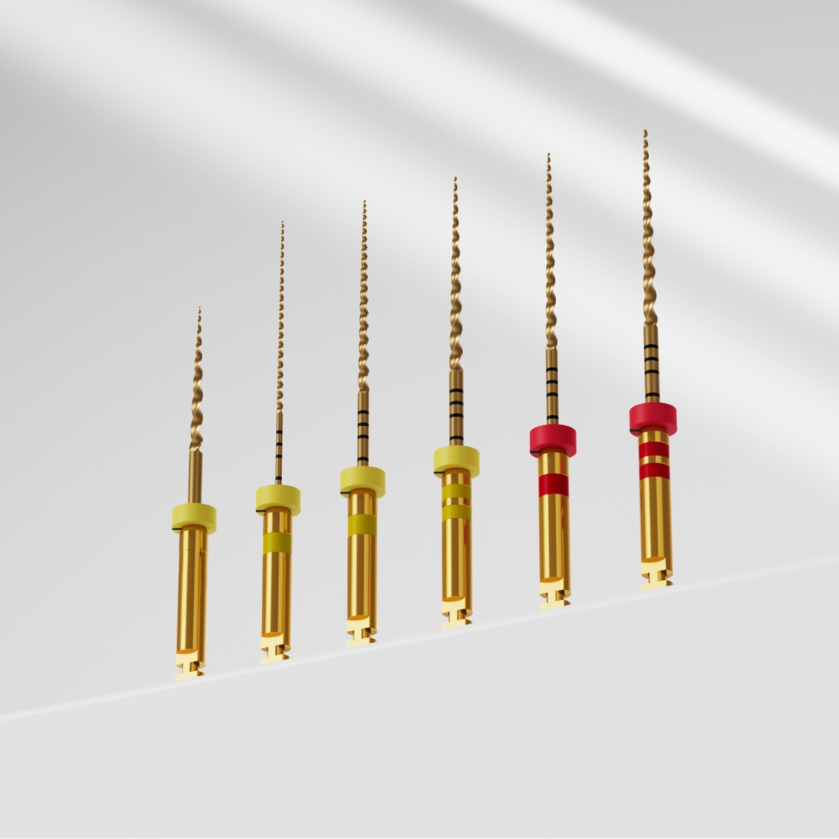 Waldent Wal-flex Gold Rotary Files 25mm