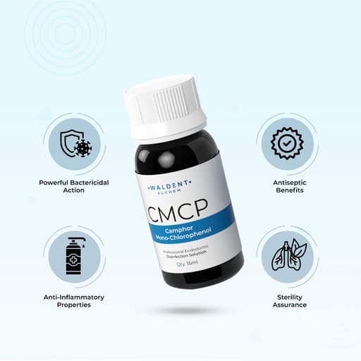 Waldent CMCP - Camphorated Monoparachlorophenol | Intracanal Medicament | Long-Acting Antimicrobial