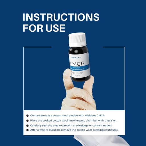 Waldent CMCP - Camphorated Monoparachlorophenol | Intracanal Medicament | Long-Acting Antimicrobial