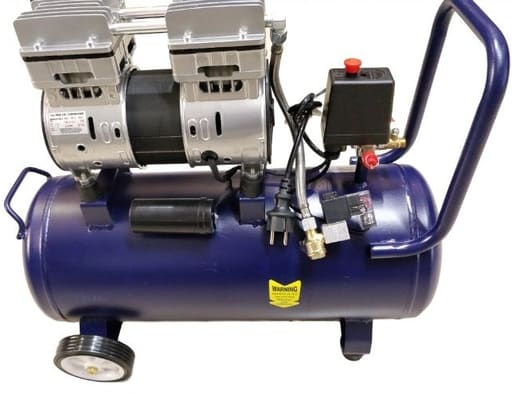 Waldent Dental Air Compressor Oil Free 0.75 Hp - Cylindrical Tank (WAC-075-CT)