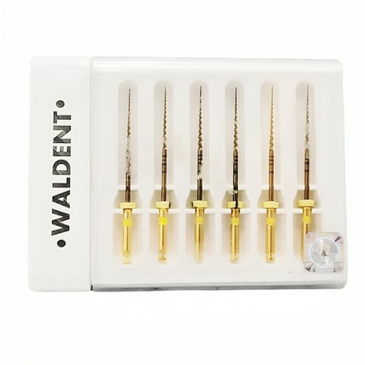 Waldent Premium Taper Gold Rotary Files F1 31mm