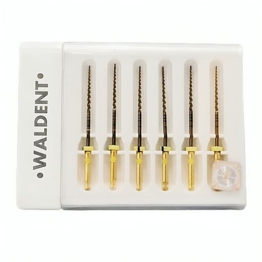 Waldent Premium Taper Gold Rotary Files F5 31mm