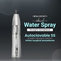 Waldent Internal Water Spray Straight Handpiece (W-156)	 - 9