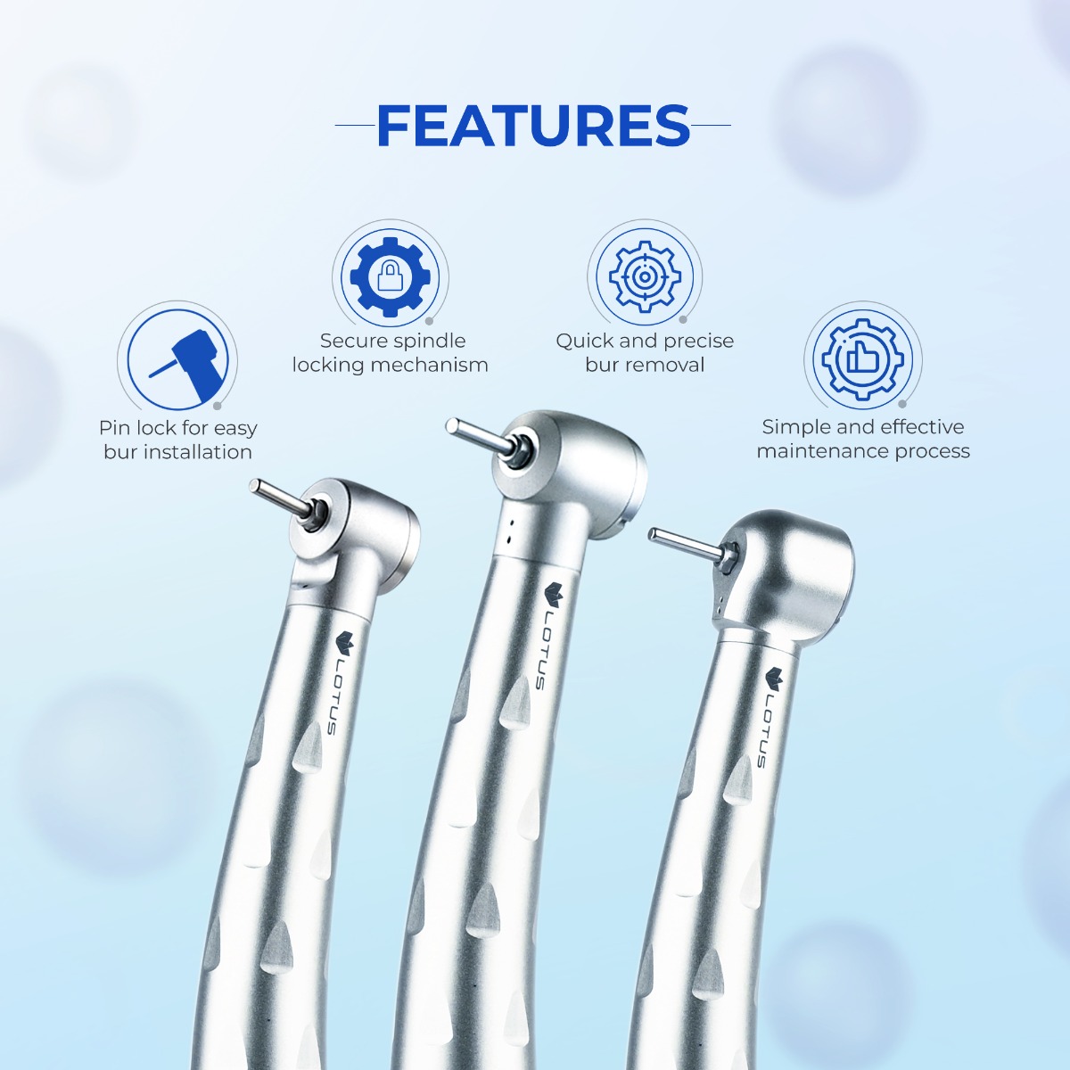 Waldent Lotus Airotors And Cartridges