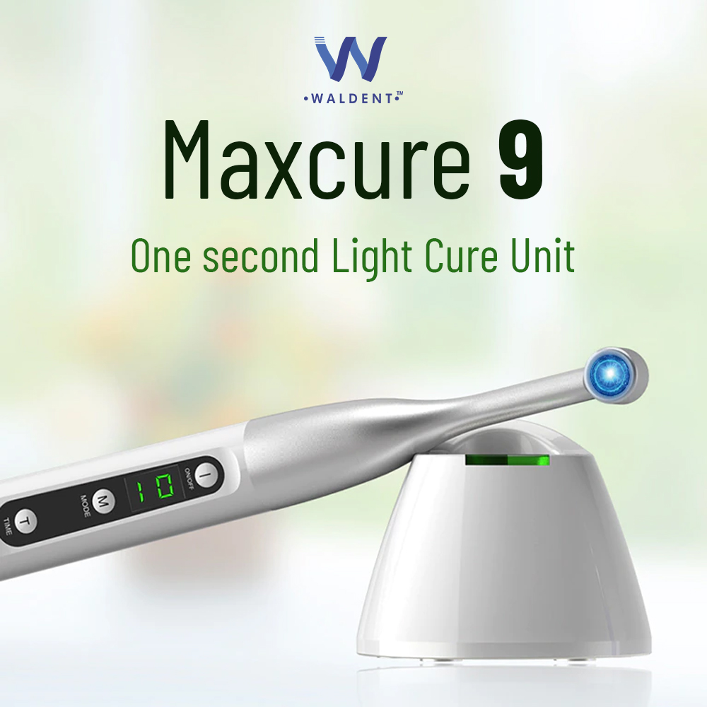Waldent Maxcure 9 one second Light Cure Unit