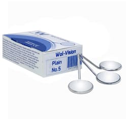 Waldent Mouth Mirror Tops Plain No.5 Pk/12 (K13/3) - 5
