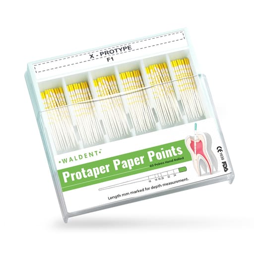 Waldent Progressive Taper Paper Points (ProTaper Compatible) - Length Marked