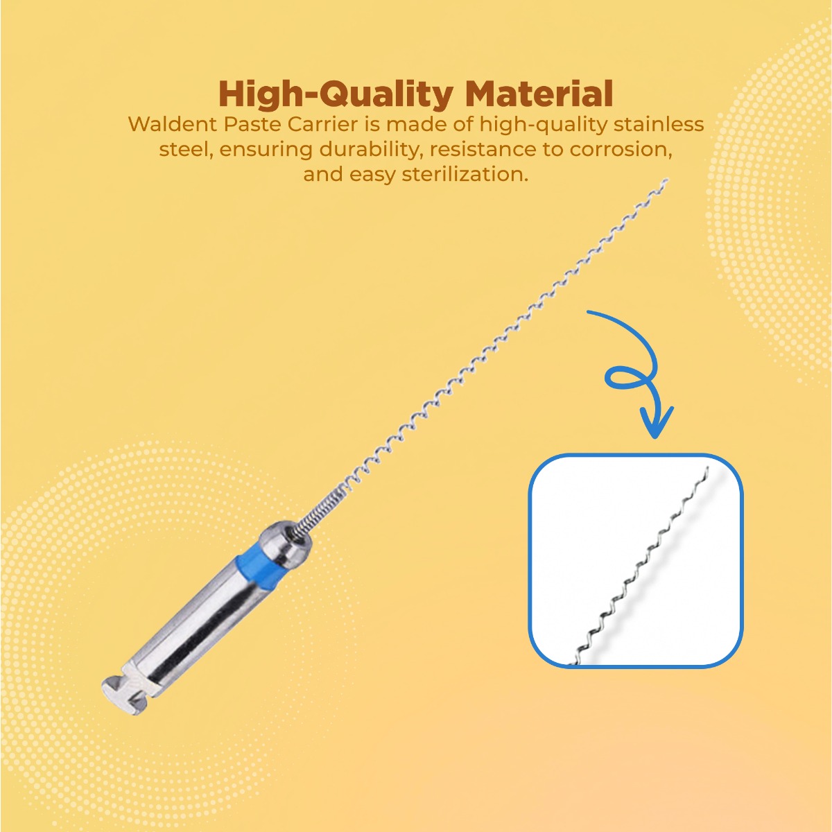 Waldent Paste Carrier (Lentulo Spiral) 25mm (Pack of 4)