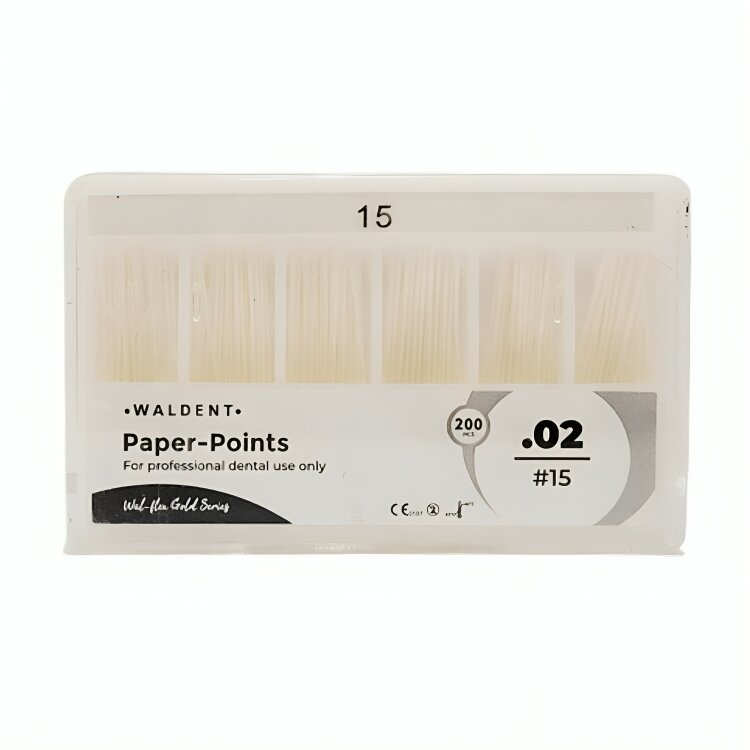 Waldent Paper Points 2% #15