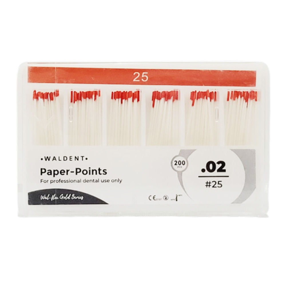 Waldent Paper Points 2% #25