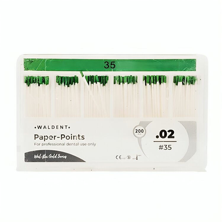 Waldent Paper Points 2% #35