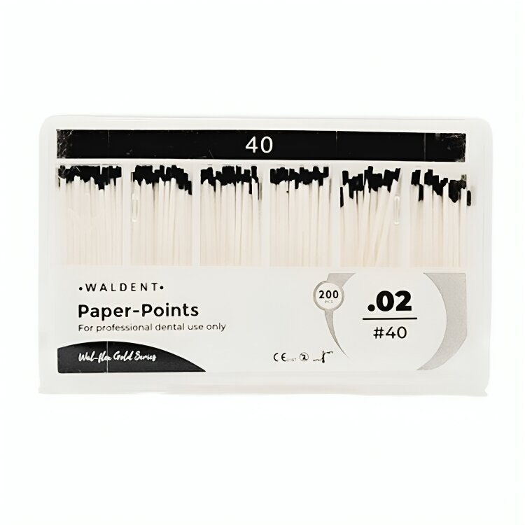 Waldent Paper Points 2% #40