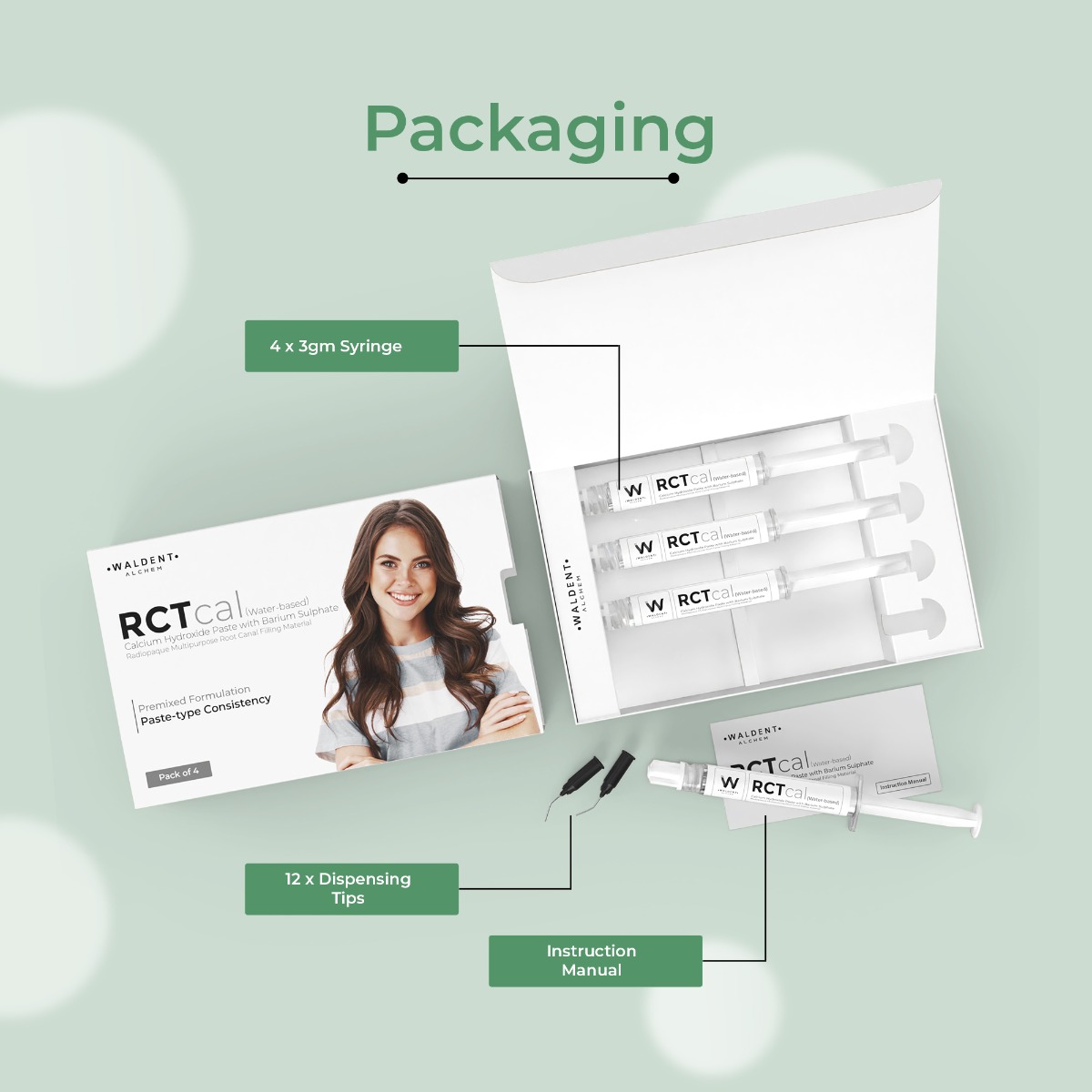 Waldent RCTcal Economy Pack (Pack of 4)