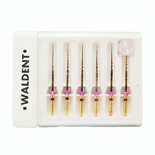 Waldent Premium Taper Gold Rotary Files S1 31mm