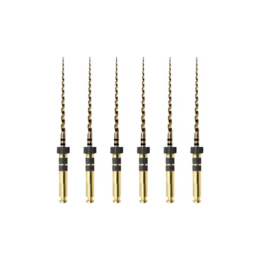 Waldent Wal-flex Gold Rotary Files 21mm