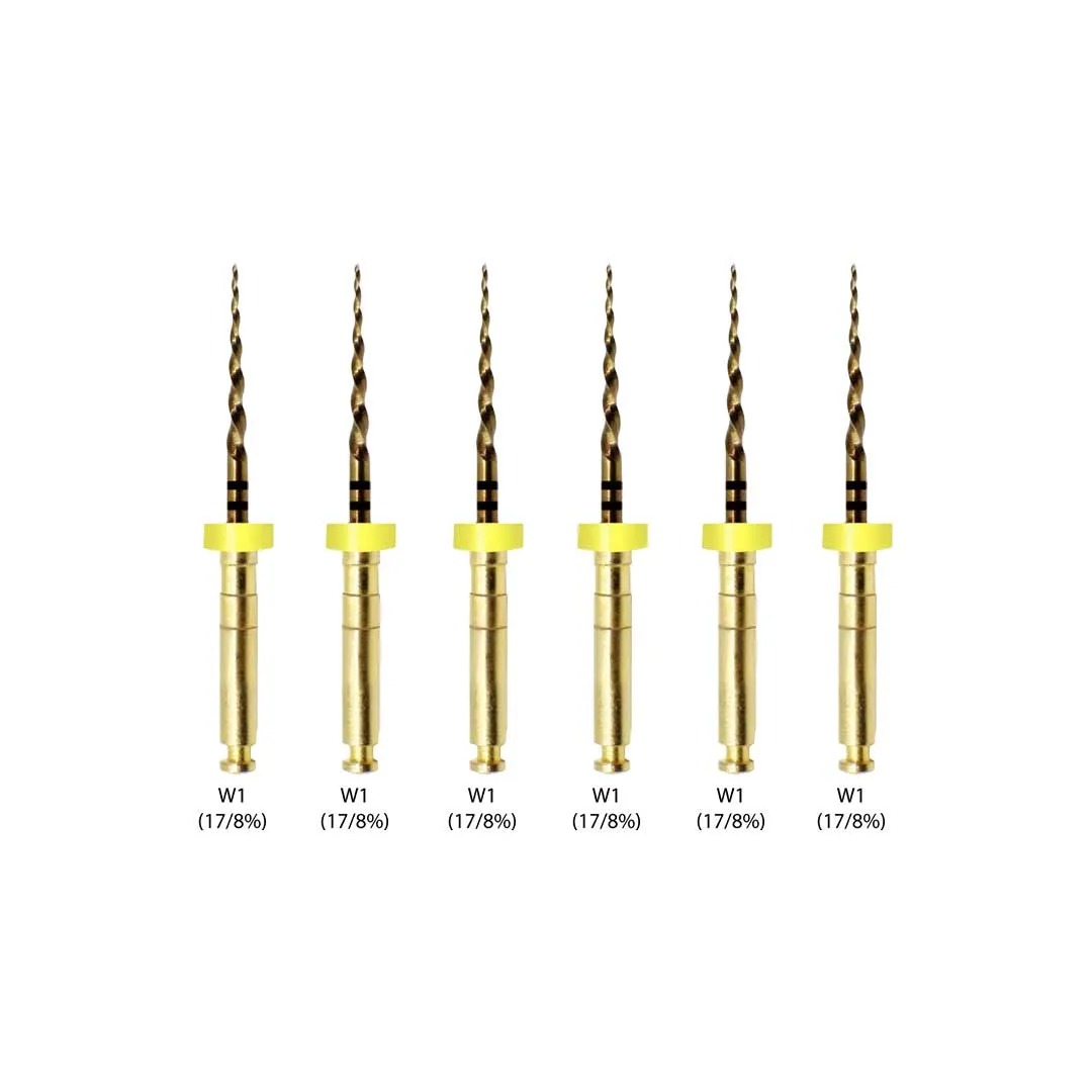 Waldent Wal-flex Gold Rotary Files 21mm