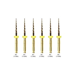 Waldent Wal-flex Gold Rotary Files 21mm - 8