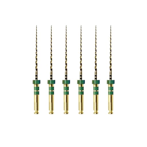 Waldent Wal-flex Gold Rotary Files 21mm