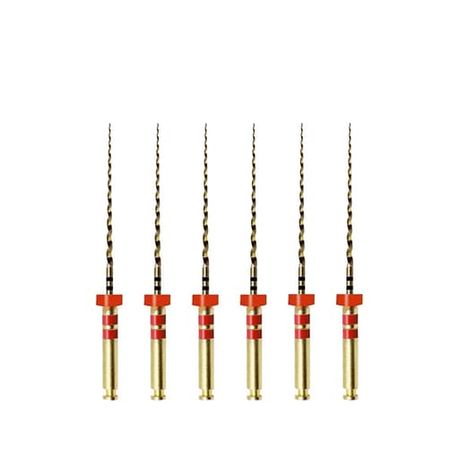 Waldent Wal-flex Gold Rotary Files 21mm