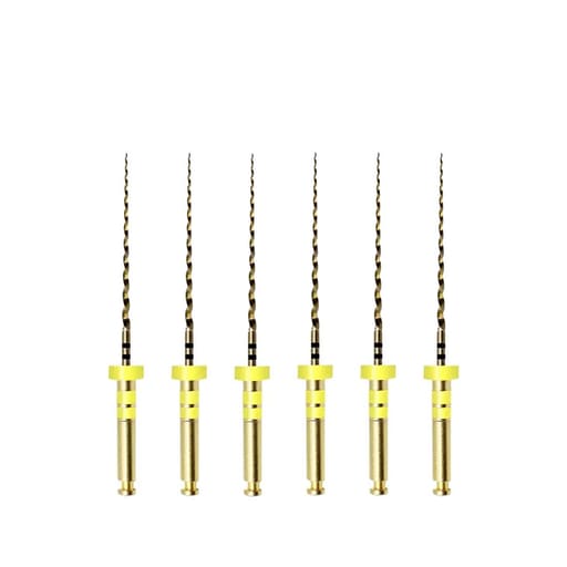 Waldent Wal-flex Gold Rotary Files 21mm