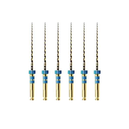 Waldent Wal-flex Gold Rotary Files 21mm