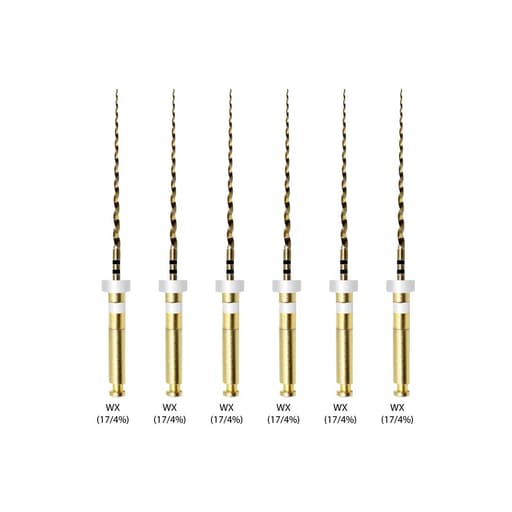 Waldent Wal-flex Gold Rotary Files 21mm