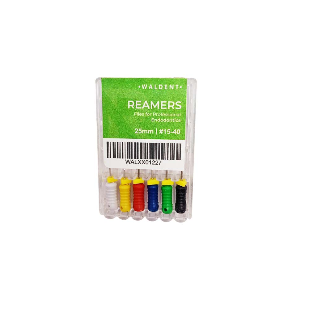Waldent Reamers 25mm # 15-40 (Pack of 6)