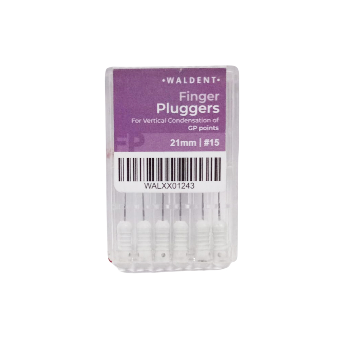 Waldent Finger Pluggers 21mm # 15 (Pack of 6)