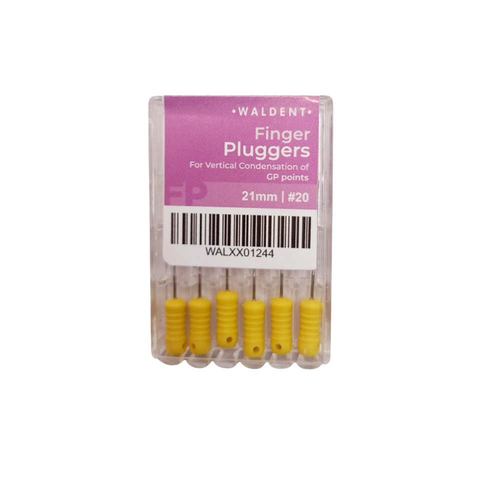 Waldent Finger Pluggers 21mm # 20 (Pack of 6)
