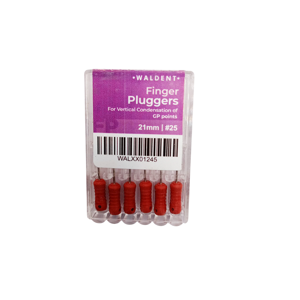 Waldent Finger Pluggers 21mm # 25 (Pack of 6)