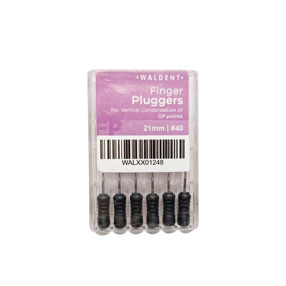 Waldent Finger Pluggers 21mm # 40 (Pack of 6)