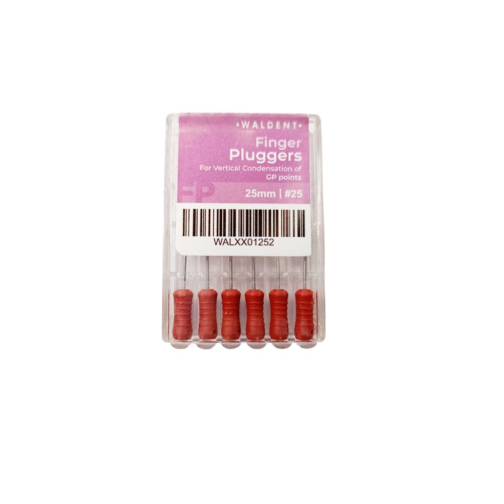 Waldent Finger Pluggers 25mm # 25 (Pack of 6)