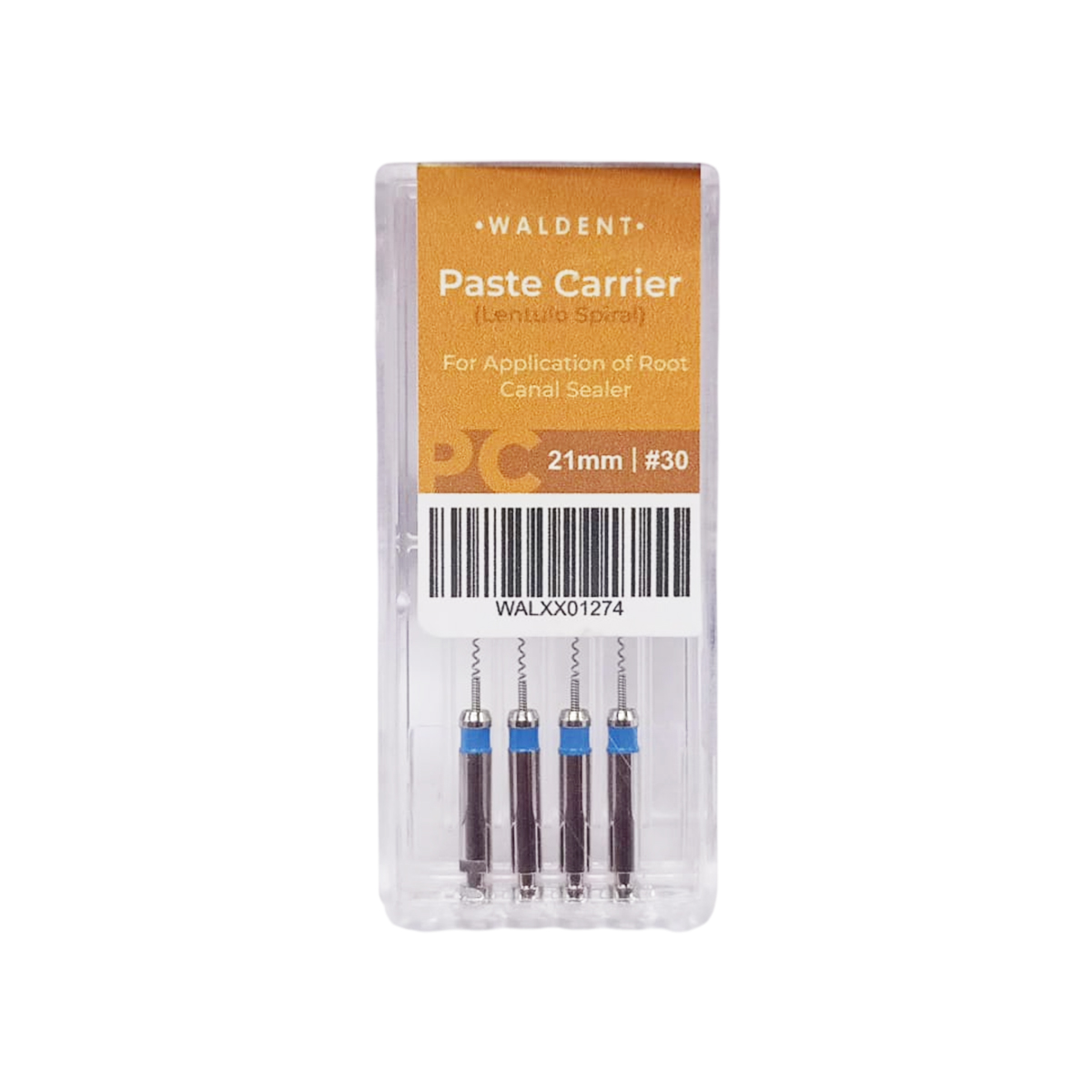 Waldent Paste Carrier (Lentulo Spiral) 21mm #30 (Pack of 4)