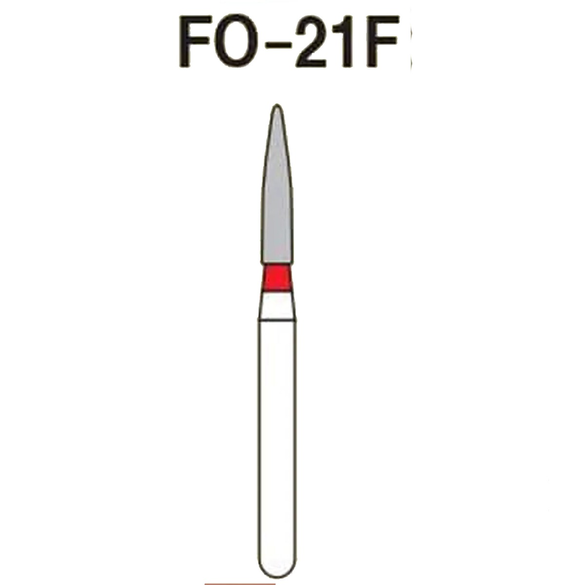 NewDiamond Flame Ogival Diamond Bur FO-21F (Pack Of 3)