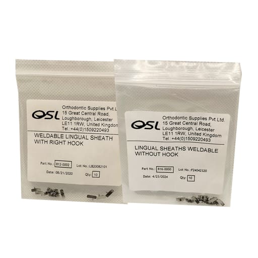 OSL Weldable Lingual Sheaths (Pack Of 10)