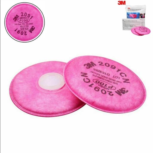 3M 2091CN Niosh P100 Filters (Pack of 2)