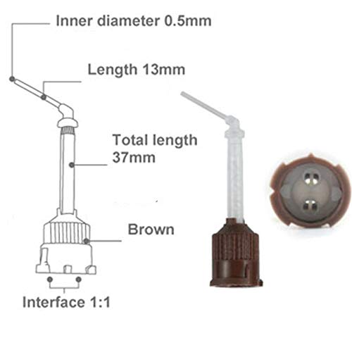 Cotisen High Performance Mixing Tips Brown Pack Of 50