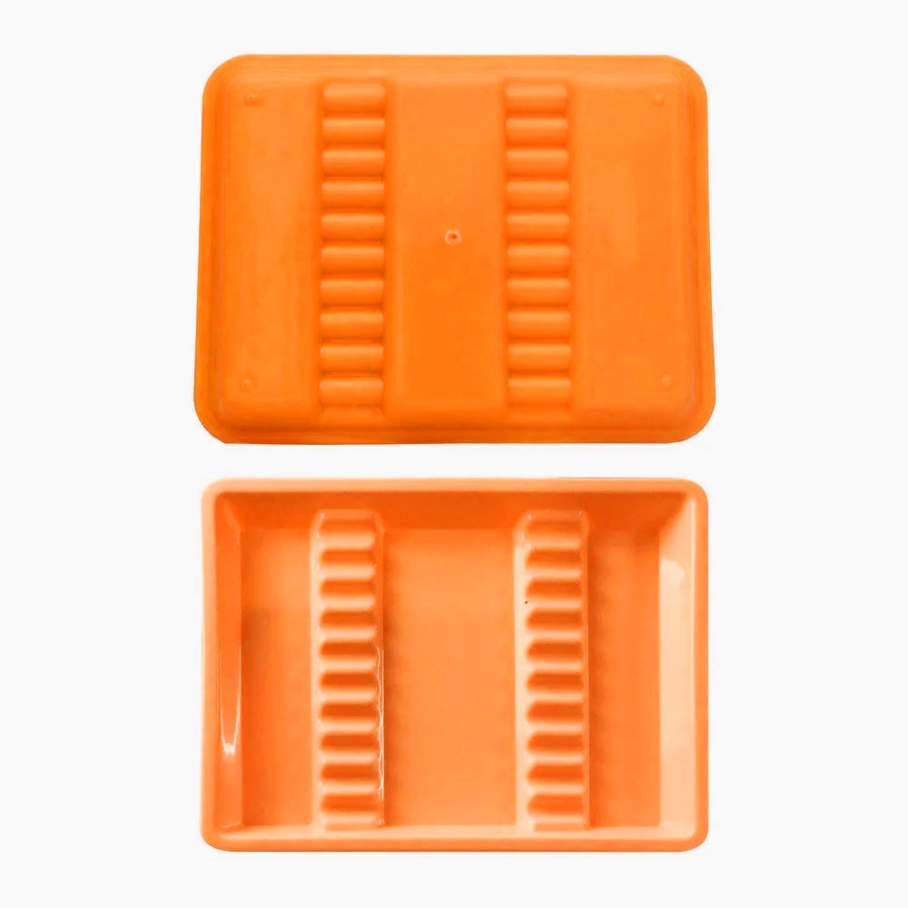 ET Dental Clinical Instrument Tray Mini - Orange