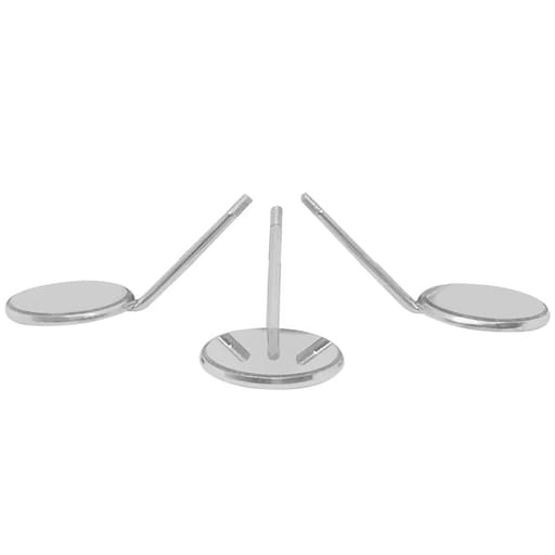 Waldent Wal-Vision Rhodium Coated Mouth Mirror Tops (Pack of 1)