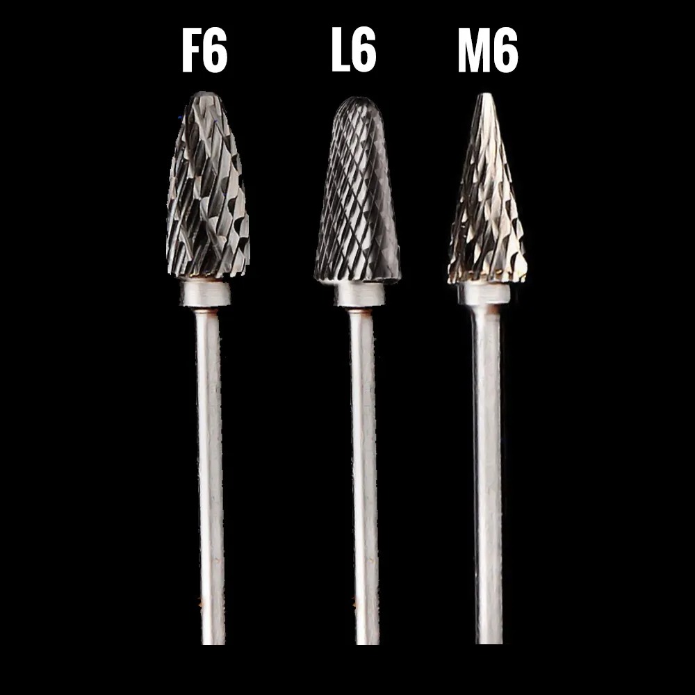 NewDiamond Bur Carbide Cutters F6 (Pack of 1)	