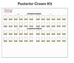 3M Paedodontic Zirconia Crowns Refill-E6-Posterior-Lower Left