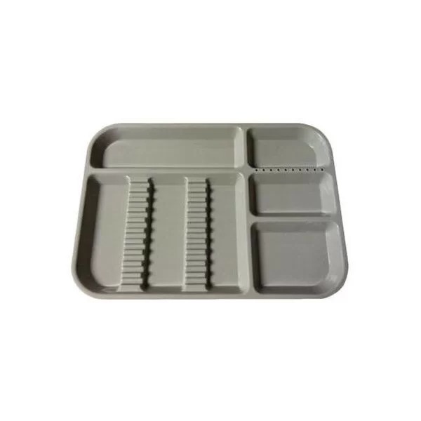 ET Dental Clinical Instrument Tray - Gray