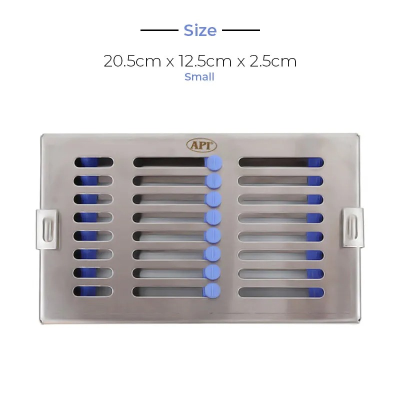 API Instruments Sterlization Cassette Small (20.5 x 12.5 x 2.5cm)