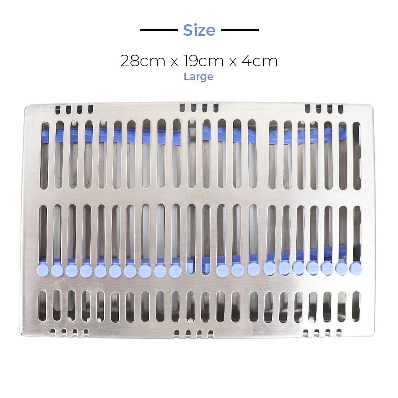API Instruments Sterlization Cassette Large (28 x 19 x 4cm)