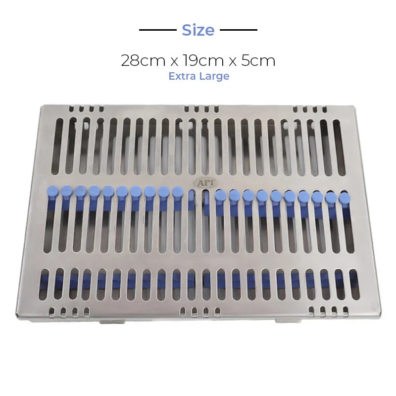 API Instruments Sterlization Cassette Extra Large (28 x 19 x 5cm)