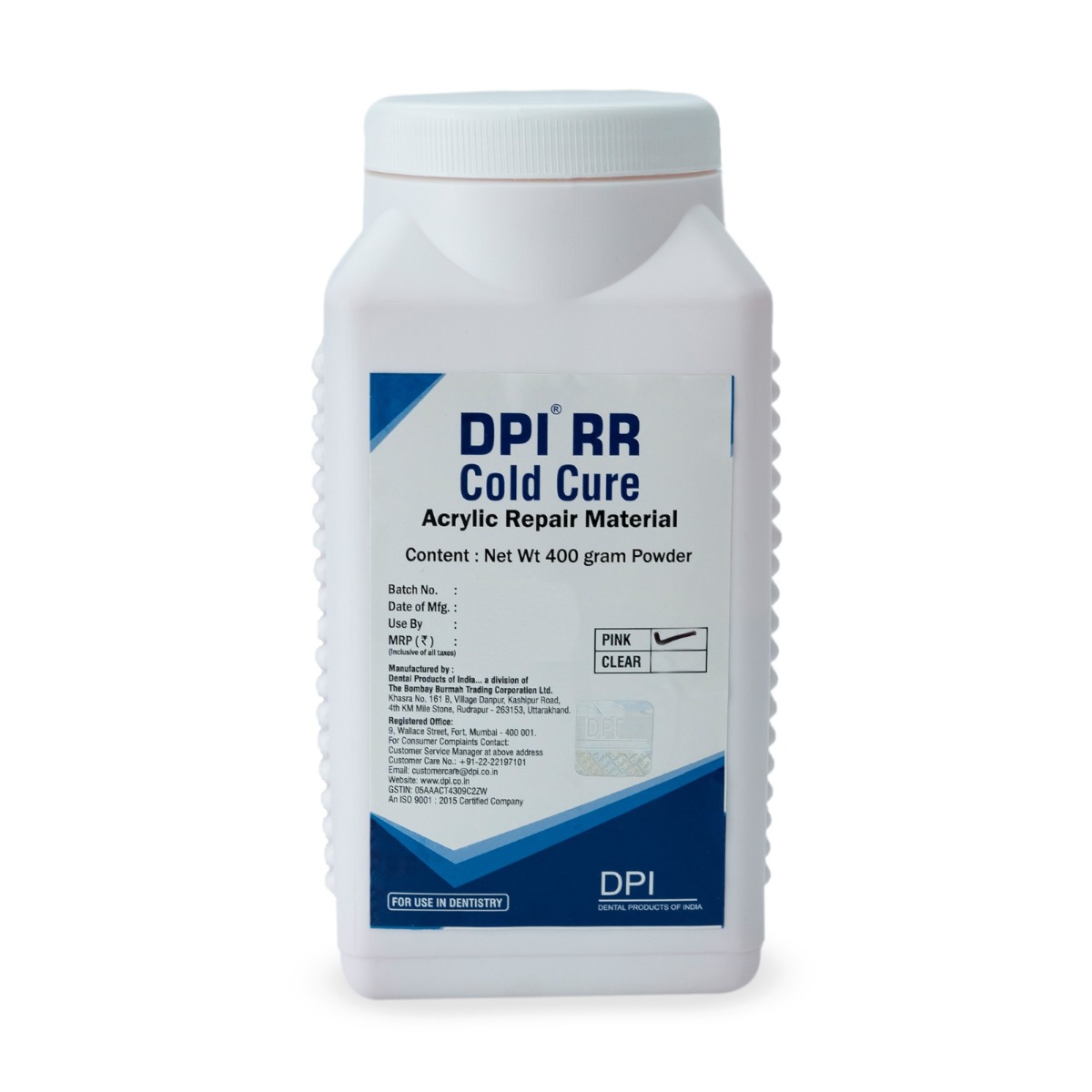 Dpi Rr Cold Cure Powder 400 gm - Pink
